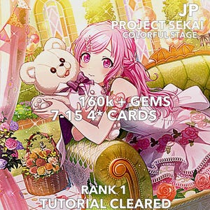 Server JP/ 160K Gemme/ 7-15 Carte 4*/ Progetto Sekai/ Hatsune Miku: Colorful Stage