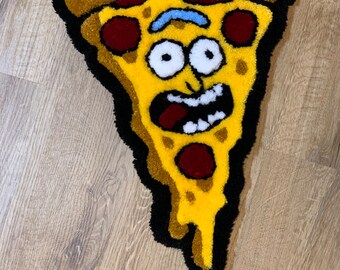 Rick & Morty pizza rug