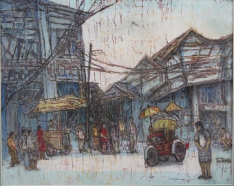 Mercado de Penang por Chuah Siew Teng