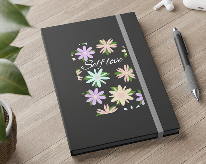 Cute Flowery Notebook - Ruled