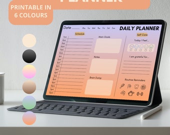 Daily planner, Printable Planner, ADHD Planner