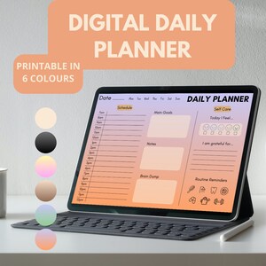 Daily planner, Printable Planner, ADHD Planner