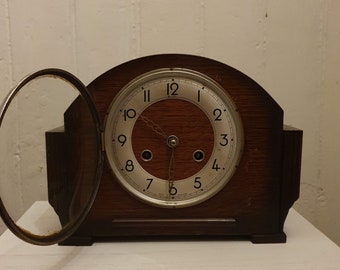 Vintage Bentima Perivale Art Deco Mantle Clock