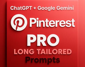 ChatGPT Prompts for Pinterest - Killer Pin Titles & Descriptions - Google Gemini Prompts for Pinterest