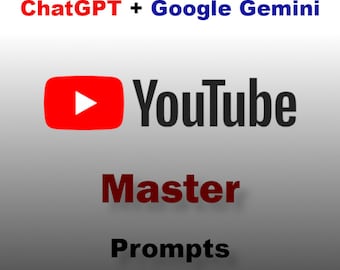 ChatGPT Prompts , Google Gemini Prompts for Youtube Videos Creation
