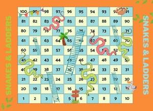 Jeu Serpents Et Échelles Format XL - Just Play - Jeu De Société Géant Pour Enfants Et Famille