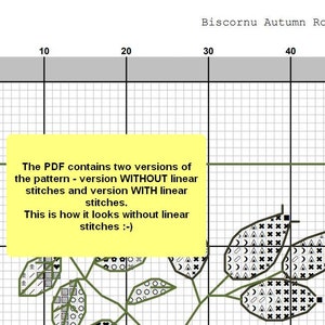 Rose hip biscornu, Cross Stitch pattern, PDF, instant download, modern design