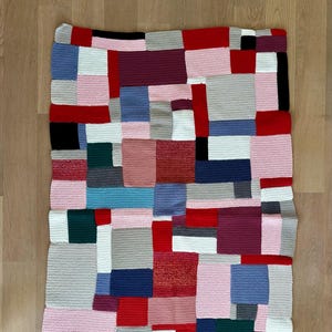 Patchwork Decke Häkelanleitung PDF (German, English)