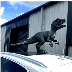 Raptor sculpture