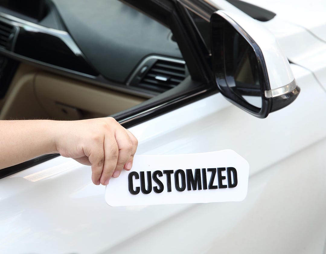 Custom Car Name Badges, Custom Your Own Text Car or Truck Nickname ...