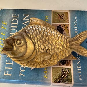 brass fish trinket dish