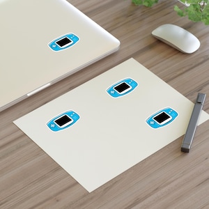 Retro Gaming Sticker Sheet - Game Boy Advance Sticker – Retro GBA Vinyl Stickers – White, Transparent & Holographic Options