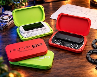 Estuche magnético de viaje para PSP Go / Carcasa rígida impresa en 3D