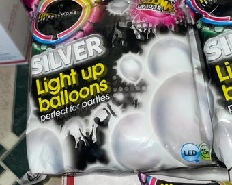Glow-in-the-dark balloons, three pack 45 balloons in total