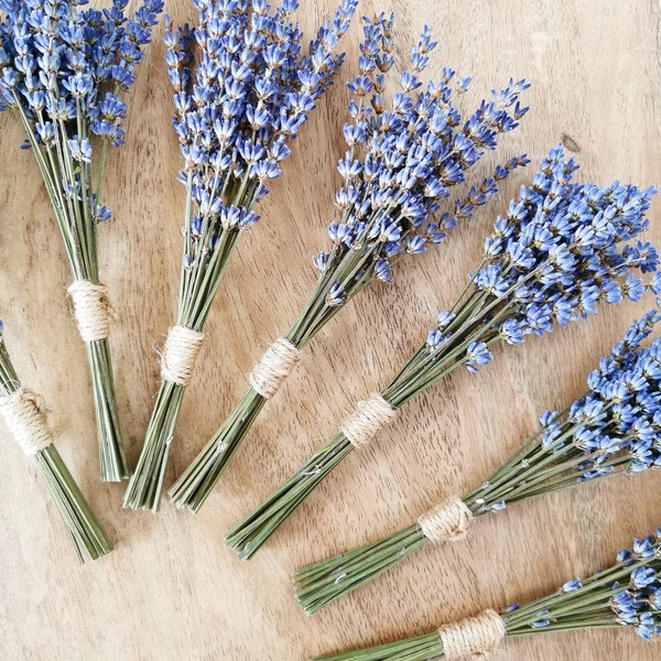 British Dried Lavender Stems: Natural Flower Bouquets
