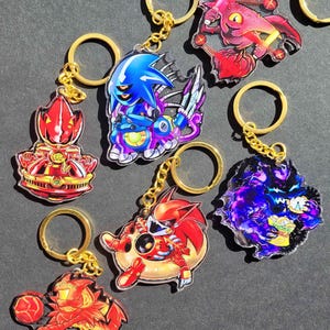 Metal sonic keychain - Etsy 日本
