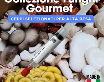 Coltivazione Funghi Gourmet - Varietà Micelio Professionale - Genetica da Laboratorio