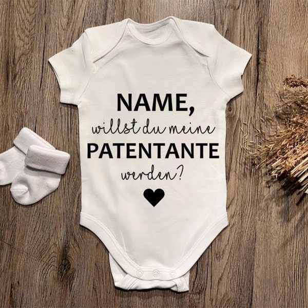 Bodysuit | Do you want to be my godmother? – Do you want to be my godfather?