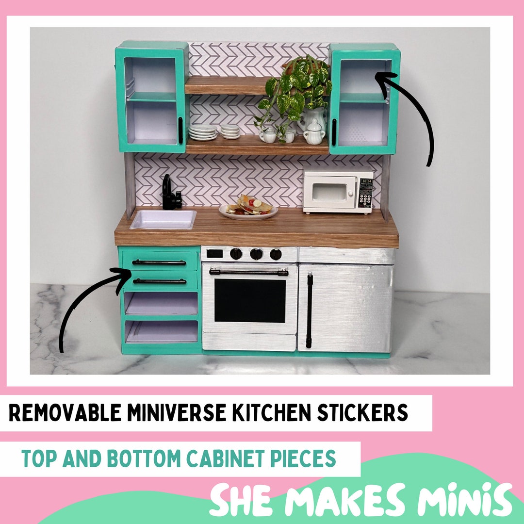 Miniverse Kitchen Removable Vinyl Stickers ONLY Etsy