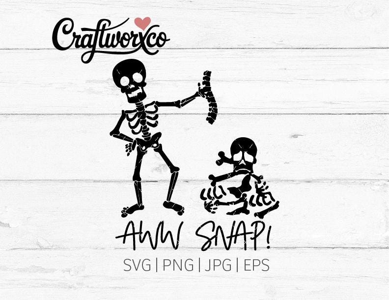Aww Snap! SVG / Broken Bones SVG (digital Download) - Etsy UK