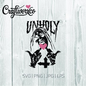 Zombie Nun SVG/PNG: Cricut & Silhouette Cut Files (Digital Download