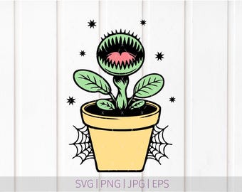 Venus Flytrap SVG / Baby Monster PNG (Digital Download)