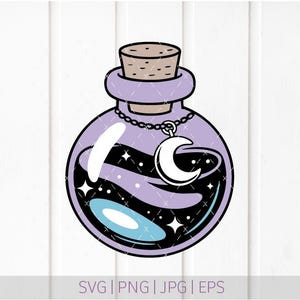 Moon Dust SVG / Magic Bottle SVG (Digital Download)