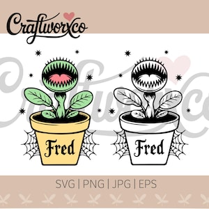Venus Flytrap | SVG / PNG | Cut Files | Vinyl Cutting | Craft Making | HTV Vinyl Designs