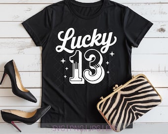 Lucky 13 SVG / Cricut & Silhouette Cut Files (Digital Download