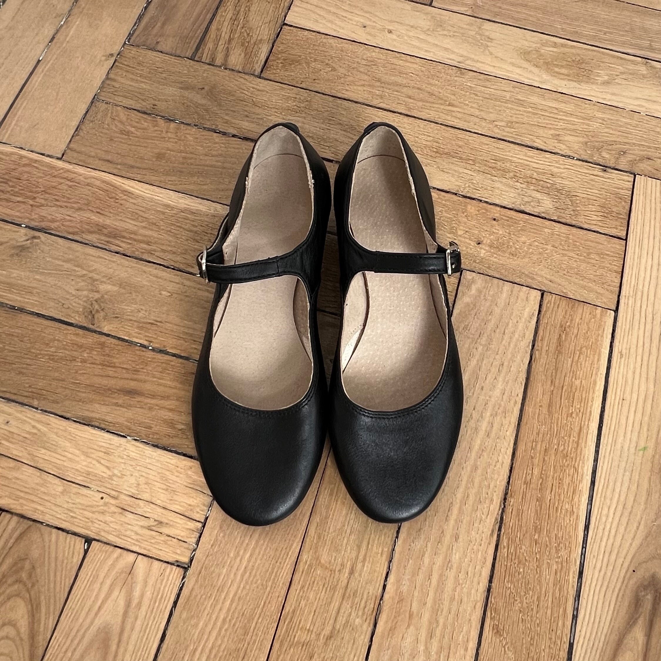 Ukrainian Folk Dancing Shoes With Split Leather Sole Etsy