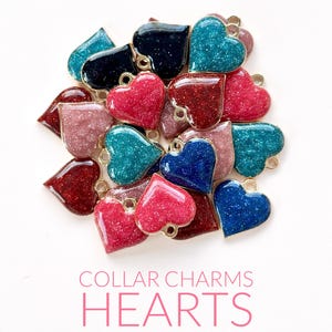 Heart Collar Charms | Heart Charm for Dog Collar, Dog Collar Charm, Collar Pendant