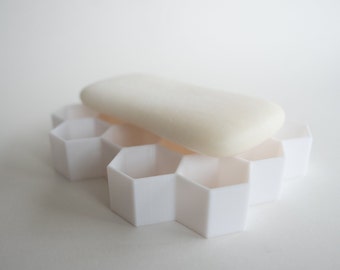 Hexagon soap dish