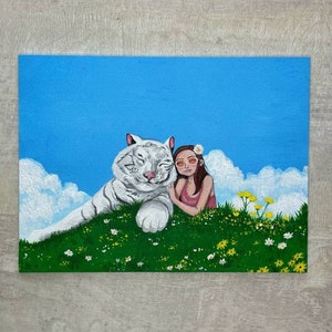 pintura acrílica, pintura brilhante, pintura colorida, pintura de verão, arte acrílica, pintura colorida, pintura de desenho animado