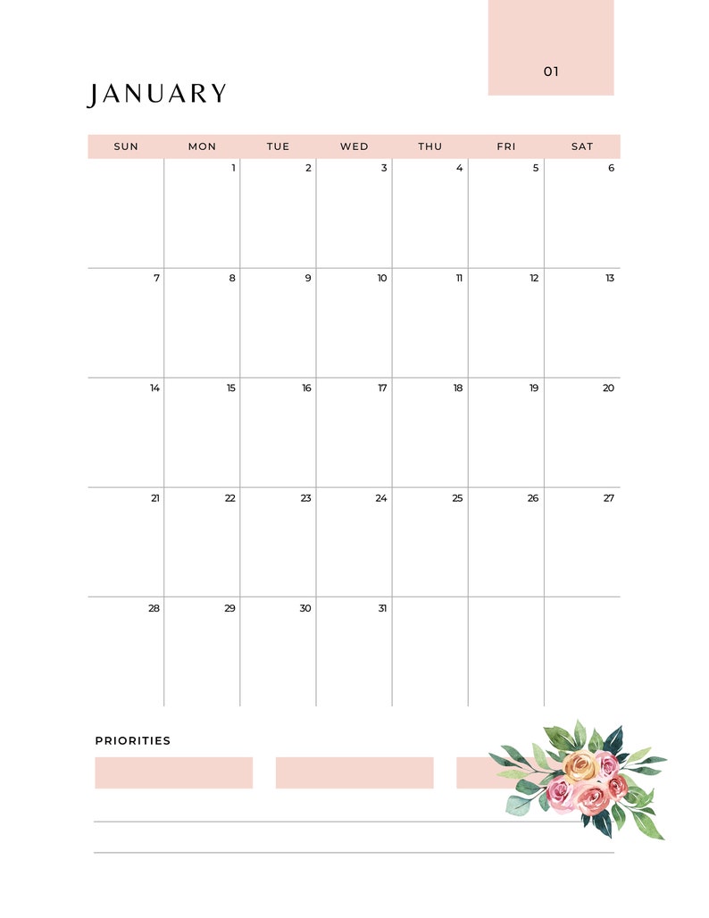 Pride and Prejudice 2024 Printable Planner Digital Download Etsy