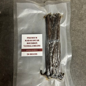 Organic Bourbon Vanilla Beans: Madagascar Grade A, Baking Spices