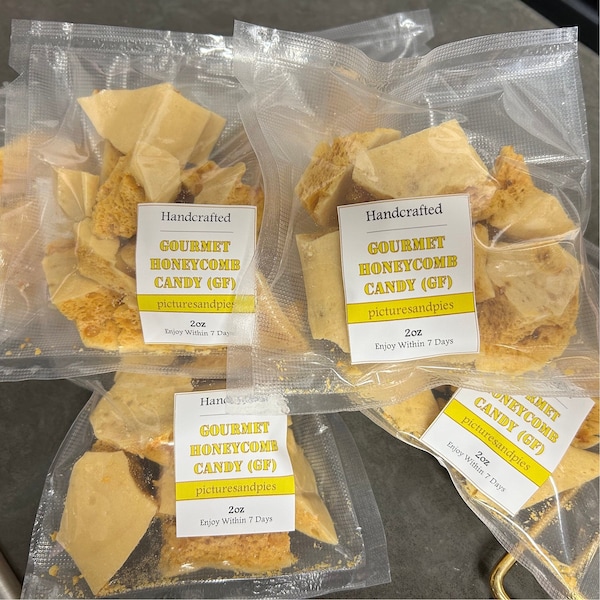 Gourmet Handcrafted Honeycomb Candy