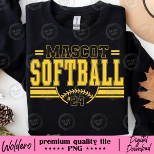 Bundle Pack 3 Softball Team PNG Shirt | Softball Mascot & Player Design | Team Spirit PNG for Shirts |Softball Mom Player Sublimation Design