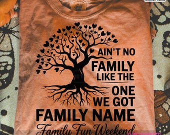 Family Reunion 2026 Tree PNG Design: Ain't No Family Like Mine