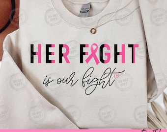 Breast Cancer Support Squad PNG: Pink Ribbon Family Design (Digital Download, 2-Pack)