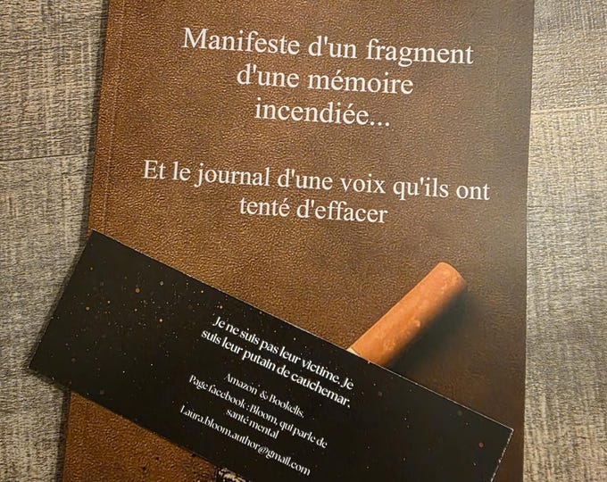 Manifeste d’un fragment d’une mémoire incendiée – Témoignage brut et viscéral – Trouble Dissociatif de l'Identité. Livre de Bloom Voss
