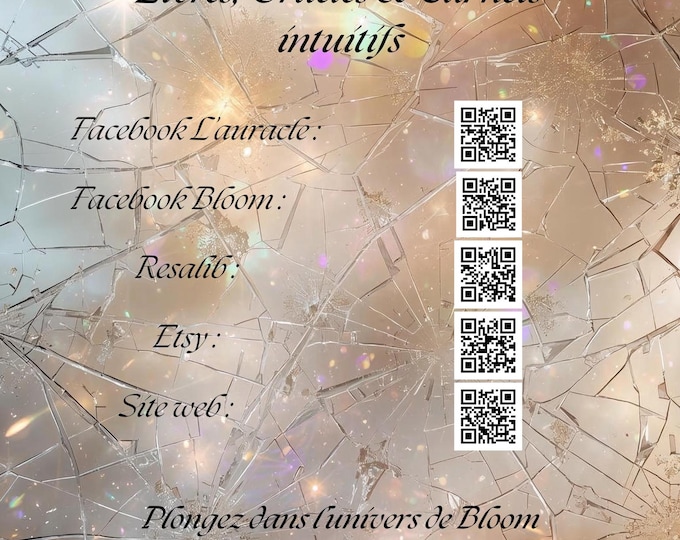 Bloom Voss Flyer – Free (Books, Oracles & Intuitive Notebooks) Facebook Page