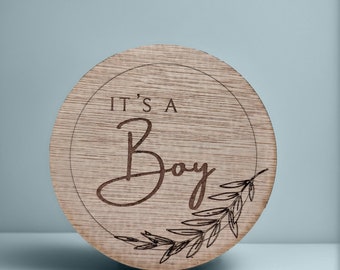 Its a Boy Baby Announcement Plaque