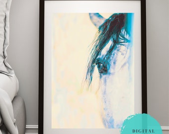 Beautiful Horse Print, Printable Horse Wall Art, Horse wall decor, Horse home decor, Horse Print Wall Poster, Horse housewarming gift