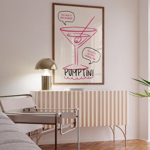 Pumptini | Vanderpump Rules Art | Digital Print | Digital Download | Cocktail Art | Bar Cart Decor | Bravo Prints | Bravo Quotes
