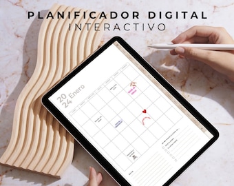 Spanish Digital Planner: Daily and Weekly Agenda (Digital Download)