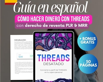 Ebook "Hilos desatados" (español): MRR y PLR + Bonus (descarga digital)