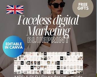 Faceless Digital Marketing Blueprint: MRR & PLR (Digital Guide)