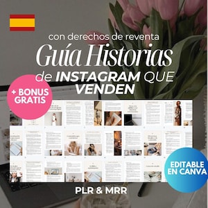 Guia Histórias do Instagram que vendem | Faceless Marketing, Marketing Digital, Pacote de guias com direitos de venda MRR PLR | Canva