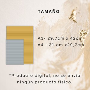 Papel digital | Plantilla de cuadernos digital | Papel de rayas | Papel de notas digital | Plantilla de notas | Cuaderno digital | Libreta