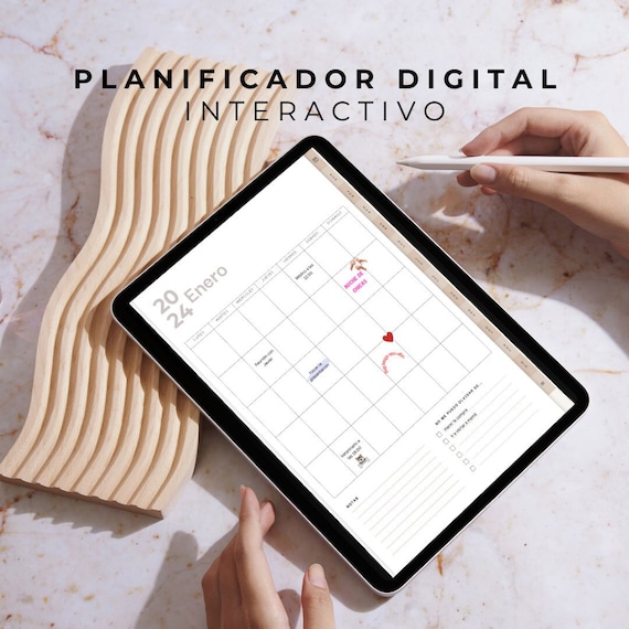 Spanish Digital Planner: Daily and Weekly Agenda (Digital Download)
